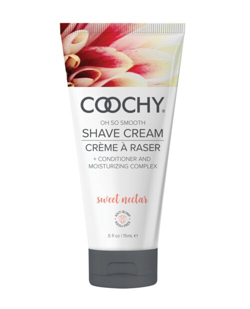 Coochy Rash-Free Shave Cream with Jojoba Oil by Classic Brands, 0.5 oz Sweet Nectar