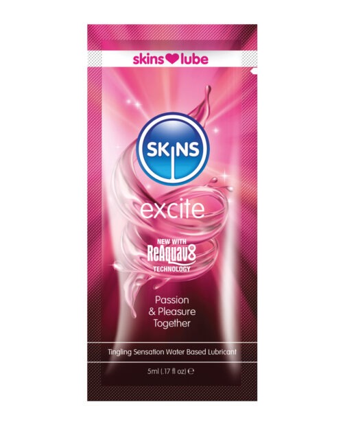 Creative Conceptions Skins Excite Water-Based Lubricant - 5ml Foil Pack