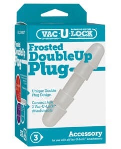 Vac-U-Lock Double Up Frosted Double-Ended Plug by Doc Johnson