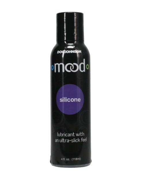 Mood Lube Silicone - 4 oz by Doc Johnson for Long-Lasting, Condom-Compatible Pleasure