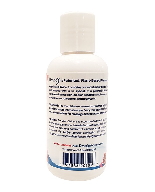 Divine 9 Water-Based Personal Lubricant - 4 oz by Divine 9, Patented Formula for Sensual Comfort - Image 2