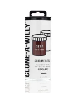 Clone A Willy Silicone Refill – Deep Tone by Clone-A-Willy