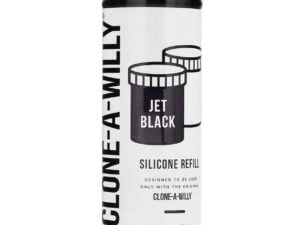 Clone-A-Willy Silicone Refill - Jet Black, 7 oz - Create Realistic Homemade Dildo