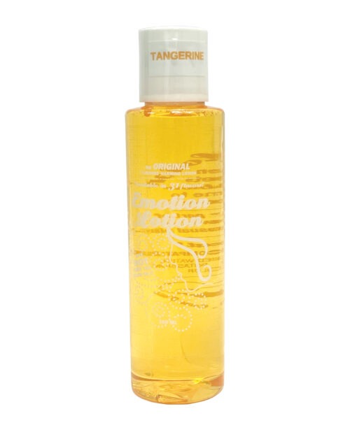 Emotion Lotion Tangerine by E.L. Products Inc. – Warming, Tasty Massage Oil for Couples