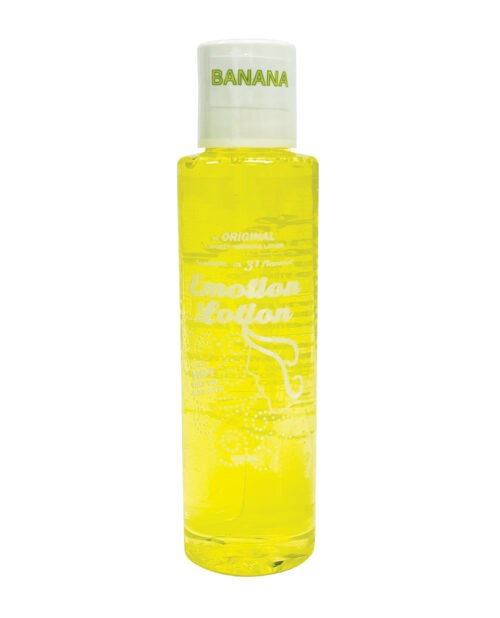 Emotion Lotion Banana by E.L. Products Inc. – Sensual Warming Massage Oil with Tasty Banana Flavor