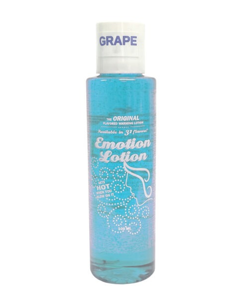 Emotion Lotion Grape – Edible Warming Massage Lotion by E.L. Products Inc