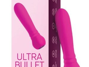 Femme Funn Ultra Bullet Massager – Pink, Compact Waterproof Vibrator with 20 Vibration Modes and Magnetic Charging