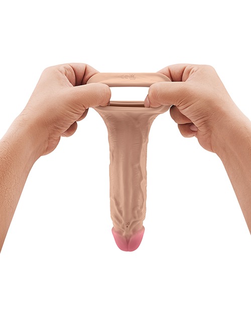 Shaft Flexskin Liquid Silicone 7.8" Vibrating Sheath - For Him by Femme Funn/Vvole - Image 6