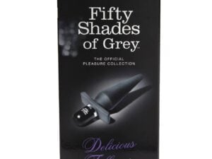 Fifty Shades of Grey Delicious Fullness Vibrating Butt Plug – Medium Silicone & ABS Plastic Anal Toy with 3 Speeds and