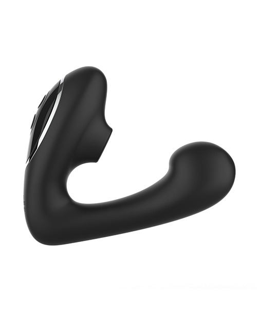 Fifty Shades of Grey Greedy Girl Duet - Rechargeable Dual Stimulation Vibrator with Clitoral Suction and G-Spot Shaft - Condom Sense Fifty Shades of Grey Greedy Girl Duet - Rechargeable Dual Stimulation Vibrator with Clitoral Suction and G-Spot Shaft - Condom Sense