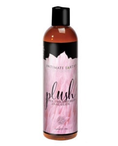 Intimate Earth Plush Hybrid Anal Glide – 8 fl oz (240 ml) Premium Silicone-Water Hybrid Lubricant
