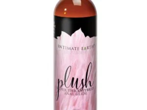 Intimate Earth Plush Hybrid Anal Glide – 8 fl oz (240 ml) Premium Silicone-Water Hybrid Lubricant