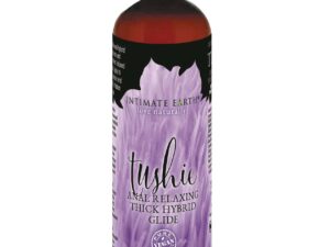 Intimate Earth Tushie Hybrid Anal Relaxing Glide – 4 oz. Water and Silicone Based Lubricant