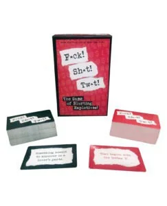 Kheper F*ck! Sh*t! Tw*t! Party Card Game - Hilarious Obscenity Blurt Game for Adults
