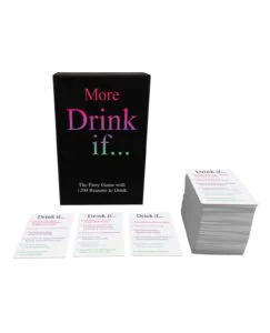 Kheper Games More Drink If Card Game - Fun Party Drinking Game for Couples and Friends