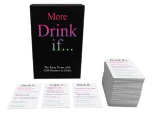 Kheper Games More Drink If Card Game - Fun Party Drinking Game for Couples and Friends