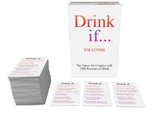 Kheper Drink If… For Lovers – Couples Drinking Game with 200 Cards and 1200 Reasons to Celebrate