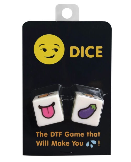 Kheper Games DTF Dice Game for Couples, White - Part Number BG.R192