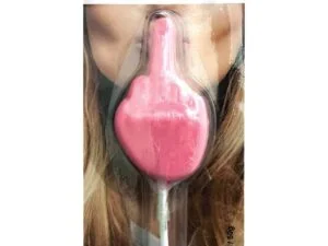 Kheper F*ck You Sucker Strawberry Flavored Clamshell Candy