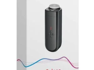Lovense Solace Thrusting Masturbator – App-Controlled, Rechargeable, Black