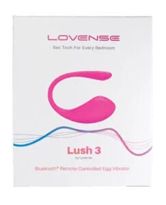 Lovense Lush 3.0 Bluetooth-Enabled G-Spot Vibrator in Pink with App Control