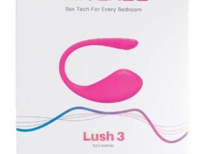 Lovense Lush 3.0 Bluetooth-Enabled G-Spot Vibrator in Pink with App Control