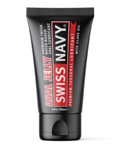 Swiss Navy Anal Jelly Clove - 5 oz Premium Water-Based Personal Lubricant