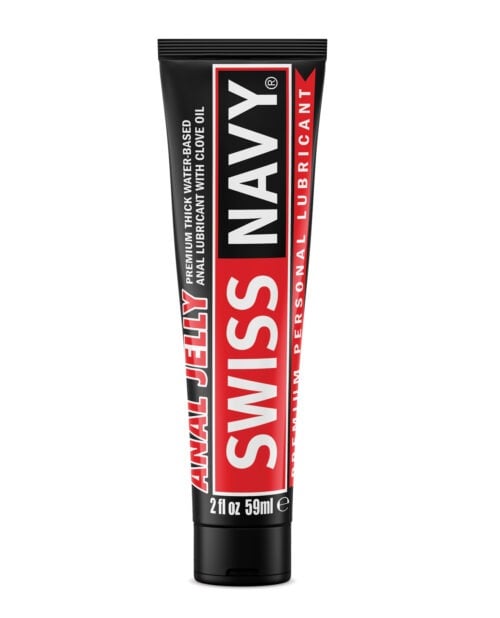 Swiss Navy Anal Jelly Clove - 2 oz Premium Water-Based Personal Lubricant