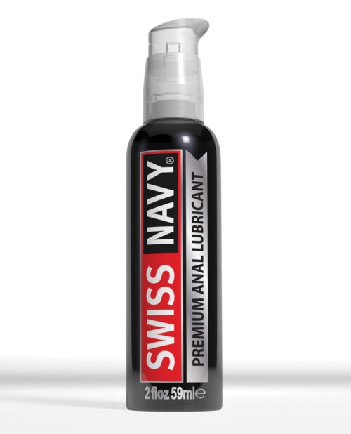 Swiss Navy Silicone Based Anal Lubricant - 2 oz | Long-Lasting & Silky Smooth