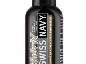 Swiss Navy Premium Hybrid Lubricant – 1 oz Bottle with Silicone and Water-Based Formula