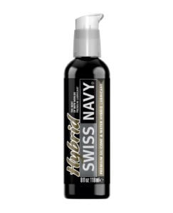 Swiss Navy Premium Hybrid Lubricant – 8 oz Bottle for Her and Him