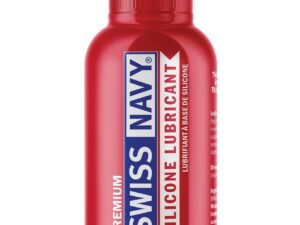 Swiss Navy Lube Silicone - 1 oz Bottle for Sensitive Skin and Personal Comfort
