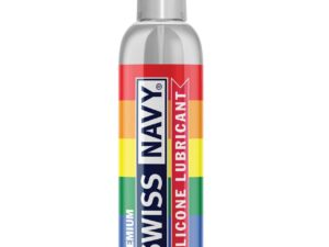 Swiss Navy PRIDE Edition Silicone Lubricant - 4 oz Pump for Couples, Her, and Him