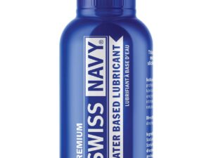 Swiss Navy Water Based Lubricant - 1 oz Bottle for Comfortable, Safe Intimate Experiences
