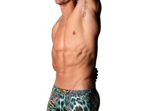 Male Power Go Wild Uplift Mini Short - Animal Print Men’s Lingerie Size Small