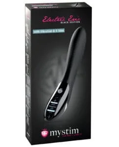 Mystim Electric Eric eStim Vibrator Black Edition – Dual Vibration and Stimulation for Intense Pleasure