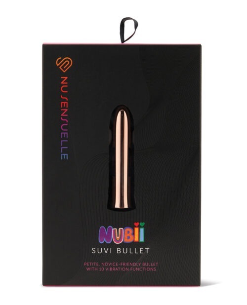 Nu Sensuelle Nubii 10 Function Bullet Vibrator - Rose Gold