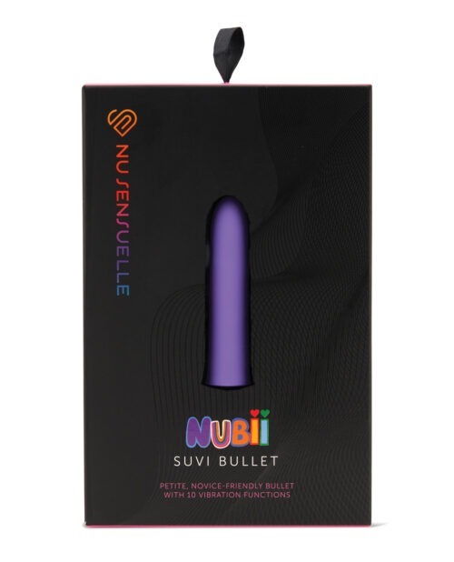 Nu Sensuelle Nubii 10 Function Bullet Vibrator – Purple, Travel-Friendly & Waterproof