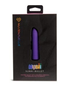 Nu Sensuelle Sunni Nubii Warming Bullet - Purple - Clitoral Stimulator with Multi-Speed Vibrations and Gentle
