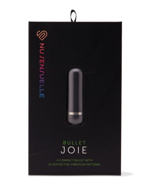 Nu Sensuelle Joie Bullet Vibrator with 15 Vibration Patterns - Black