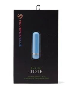 Nu Sensuelle Joie Bullet Vibrator - Blue, 15 Vibration Patterns, Waterproof, Rechargeable