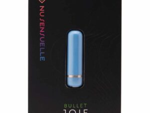 Nu Sensuelle Joie Bullet Vibrator - Blue, 15 Vibration Patterns, Waterproof, Rechargeable