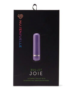 Nu Sensuelle Joie Bullet Vibrator - Purple, 15 Vibration Patterns, Waterproof, Rechargeable, Body-Safe