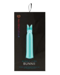 Nu Sensuelle Bunnii Point Vibe – Teal Blue | Compact, Powerful Waterproof Stimulator with 20 Vibration Modes