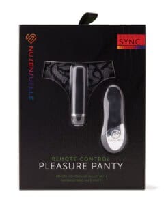 Nu Sensuelle Pleasure Panty Bullet with Remote Control - Discreet, Waterproof, 15 Vibration Modes, Blue