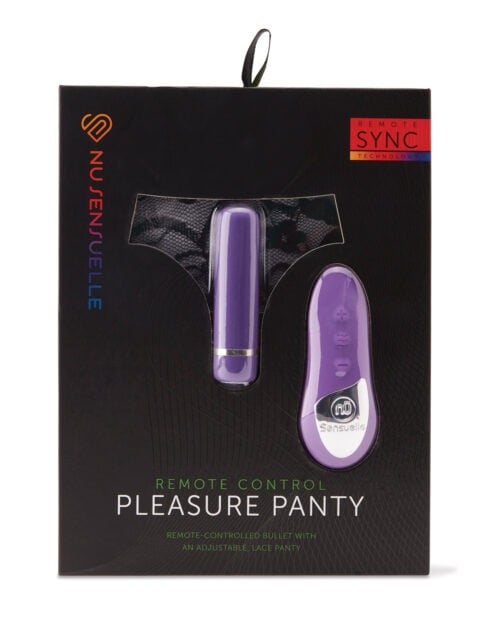 Nu Sensuelle Pleasure Panty Bullet with Remote Control – Purple
