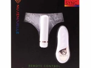 Nu Sensuelle Pleasure Panty Bullet with Remote Control – White, 15 Vibration Functions