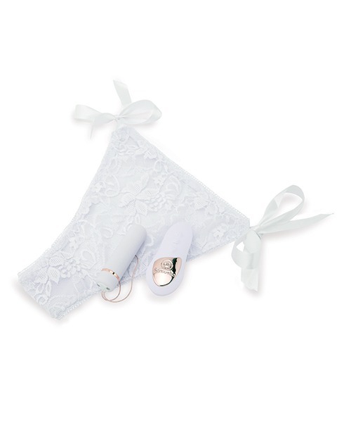 Nu Sensuelle Pleasure Panty Bullet with Remote Control – White, 15 Vibration Functions - Image 3