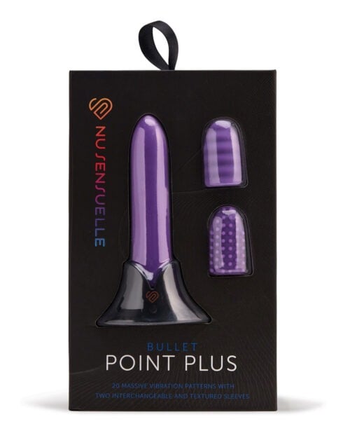 Nu Sensuelle Point Plus Rechargeable Bullet Vibrator - Purple