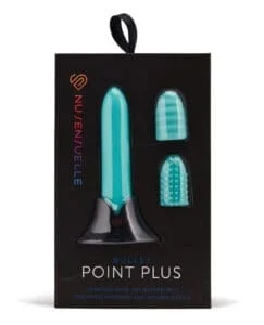 Nu Sensuelle Point Plus Rechargeable Bullet - Tiffany Blue | Powerful & Customizable Vibrator+